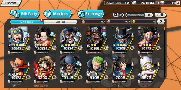 [ Android ] account 2 extreme Kurohige Lv 97 | Kuzan Lv 80