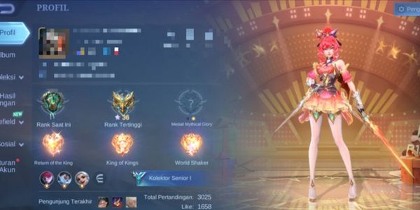amz94 is selling an account, Fanny P. ACE skin, good effects, nice skin, abundant items, many emotes, emblems almost all maxed, just cheap sis