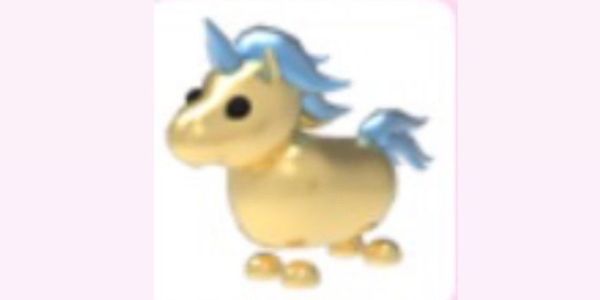 Pet Normal Golden Unicorn (item adopt me)