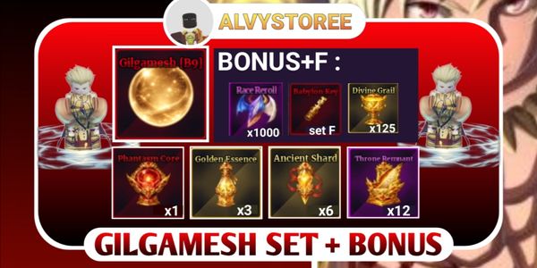 GILGAMESH SET + BONUS + F (BABYLON KEY) | KING OF HEROES SET + BONUS + F (BABYLON KEY)