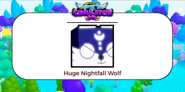 Huge Nightfall Wolf