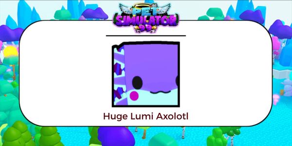 Huge Lumi Axolotl