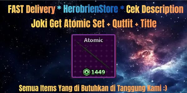 Joki Get Atomic Set | Sailor Piece