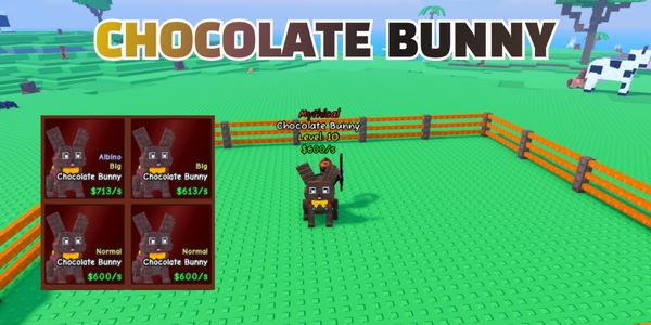Chocolate Bunny (Mythical) - Catch And Tame!