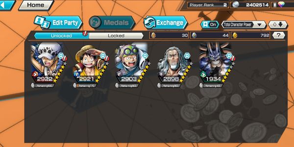 Account 3 Extreme Law B5 | Luffy B5 | Kaido B4