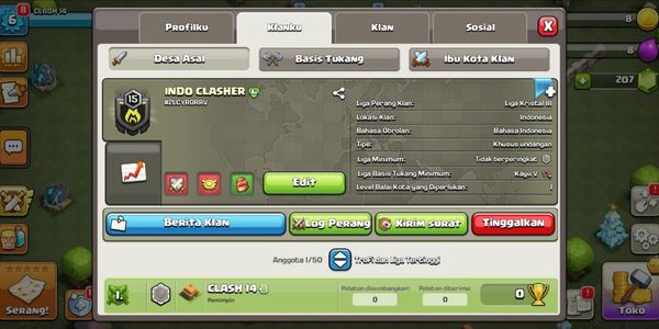 CLAN LVL 15 | INDO CLASHER | CH 8 | CRYSTAL III