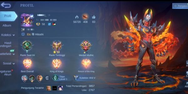 amz94 is selling a Khufra collector account, plus squad level: 4, good effects, all max emblems, abundant emotes, many items, just cheap sis