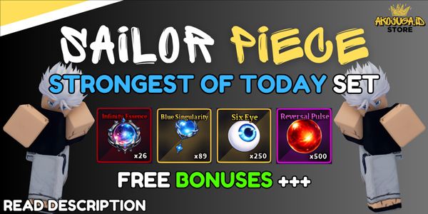 Sailor Piece - Strongest of Today Set | Infinity Essence - Blue Singularity | Reversal Pulse - Six Eyes