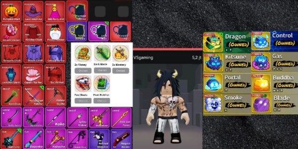 Account Lv 2800 | 8 Permanent (DRAGON!! Control, Kitsune,) | 5 Gamepass | V4 Angel | Cool Avatar | See Image and Description for More Details