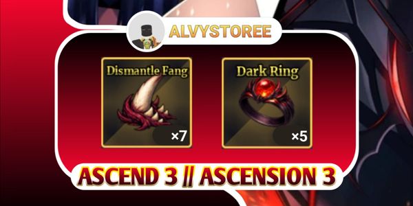 MATERIAL ASCEND 3 | ASCENSION 3 || Dismantle fang + Dark ring