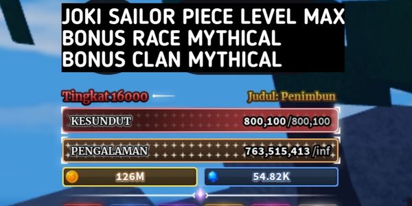 JOKI SAILOR PIECE LEVEL MAX