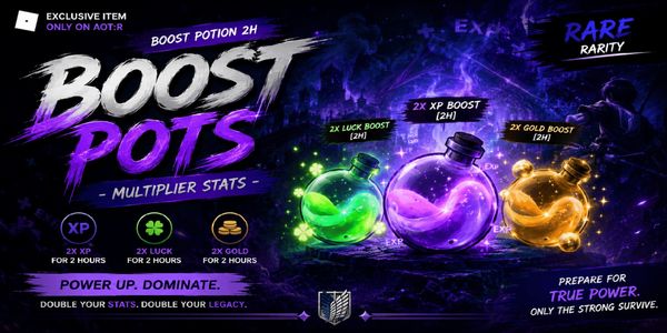 Luck Boost / Gold Boost / Exp Boost 2 Hours