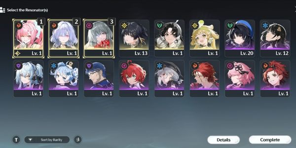 Starter Aemeath+Mornye+Phrolova [SEA]