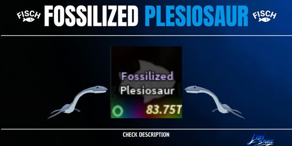 Fossilized Plesiosaur