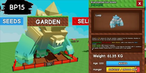 HUGE EVERCHANTED ICE GOLEM 61KG / EVERCHANTED HUGE ICE GOLEM 61KG