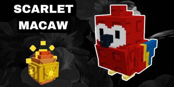 SCARLET MACAW TRASH PARADISE