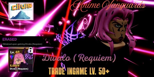 ANIME VANGUARDS || UNIT DIAVOLO VANGUARD DIVALO (Requiem) ULTRA RARE UNIT HIGH VALUE HIGH DEMAND RARE