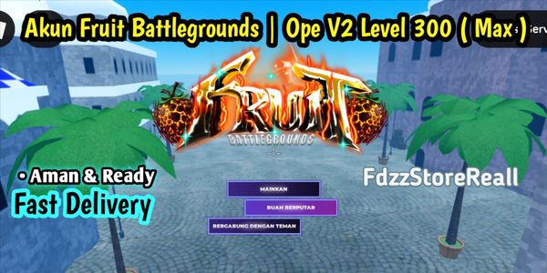 Akun Fruit Battlegrounds Ope V2 Lv 300 (Max)