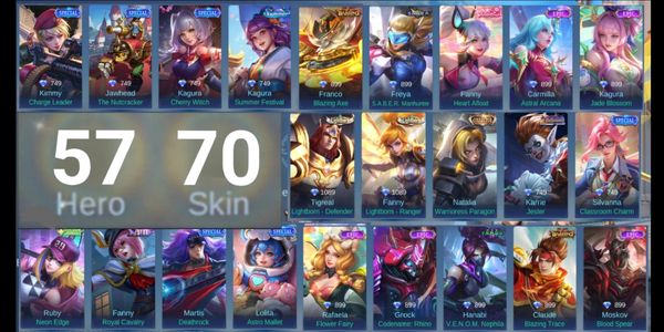 Cheap Mobile Legend GG Account (#54)