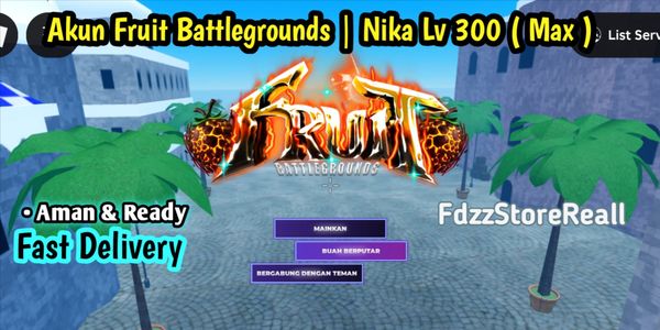 Akun Fruit Battlegrounds Nika Lv300 (Max)