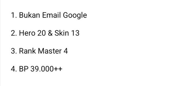 Akun Smurfs Emblem Lumayan