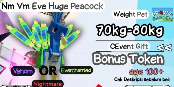 Nightmare Titan Peacock | 70kg - 80kg | Banana cat shop