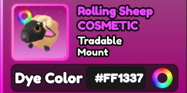 Rolling Sheep - #FF1337 (Mount)
