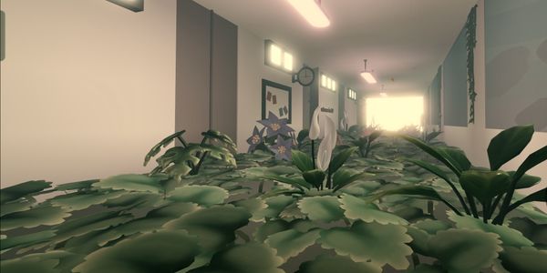 Flowered Hallway Liminal Space Glitch Build Tiny House