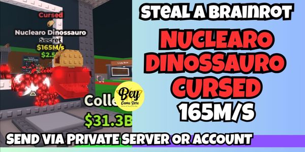 NUCLEAR DINOSAUR - STEAL A BRAINROT - ACCOUNT CONTAINS SECRET INSTANT ACCOUNT