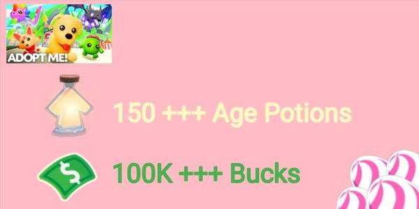 Adopt me account - Potions Age 150++