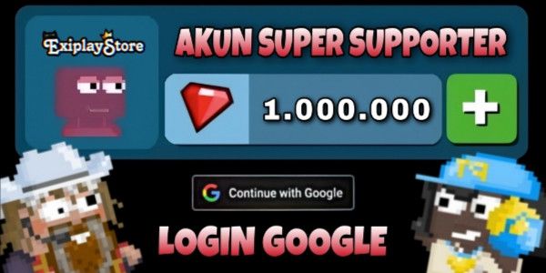 AKUN SUPER SUPPORTER + GEMS