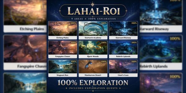 Lahai-Roi - Full Map 100% Exploration (9 Areas) | 100% Manual | All Server