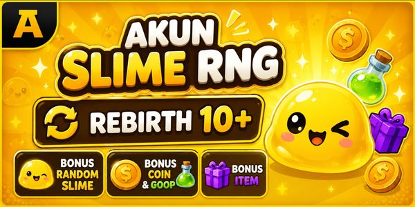 SLIME RNG REBIRTH ACCOUNT 10+ | BONUS RARE SLIME + COIN & GOOP