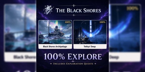 The Black Shores - Full Map 100% Exploration (2 Areas) | 100% Manual | All Server
