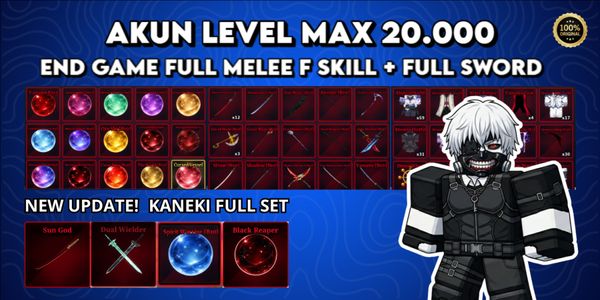 Roblox Account Sailor Piece Level Max (END GAME Full Melee F Skill + Full Sword + Update)