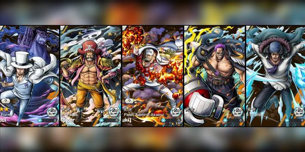 ไอดี 5 Extreme Lucci EX Max Roger EX Akainu EX Zephyr EX Kuzan EX [Android/iOS]