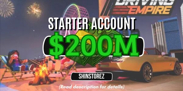 Account Driving Empire Money 200M+
