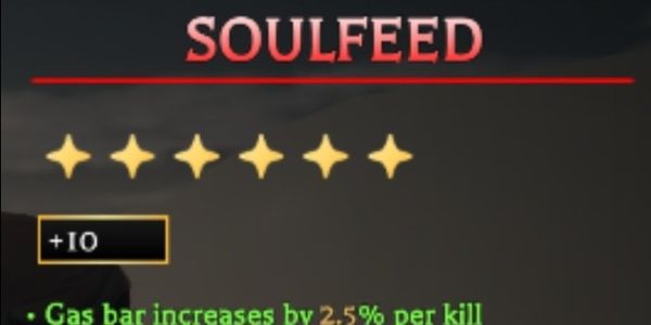 Soulfeed - Mythic perk 10+