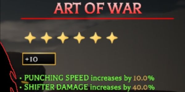 Art of war - Mythic Perk 10+