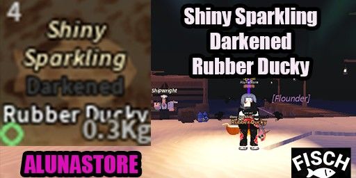 Shiny Sparkling Darkened Rubber Ducky - SSD Rubber Ducky Fisch