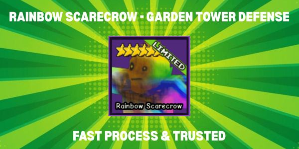 Rainbow Scarecrow