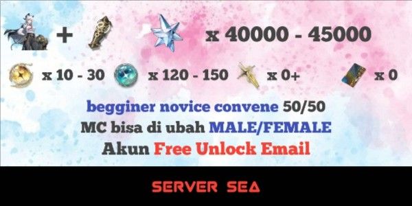 Reroll-Account BEREIT ZUM GACHA Starter [SEA] - 27