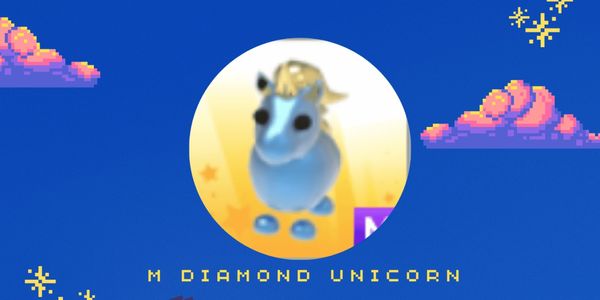 Mega Neon Diamond Unicorn M