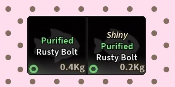 Purified Rusty Bolt