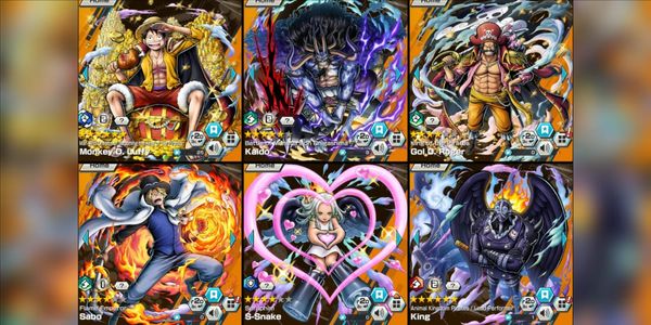 ไอดี 5 Extreme Luffy EX Max Kaido EX V2 5 Roger EX Sabo EX S Snake EX King Max [Android/iOS]