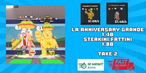 The big anniversary 1.4b/s + Steakini slices 1.8b/s