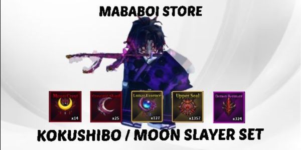 •Kokushibo / Moon Slayer Set ( Sailor Piece )