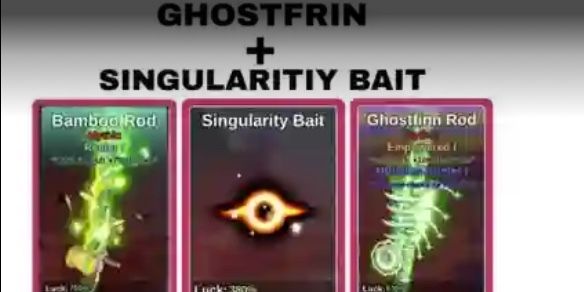 Akun Ghostfinn Rod Rata Kanan - Fish It!