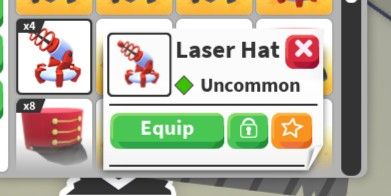 Laser Hat (언커먼 펫 착용 모자) Adopt Me - AdoptmeStore14