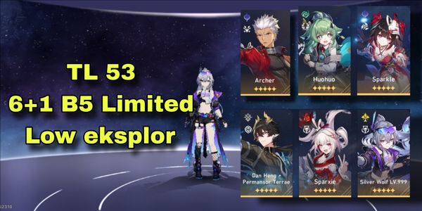 Asia | Sparxie + Silver wolf lv999 + Archer | LC rate on + Ladang stellar jade banyak
